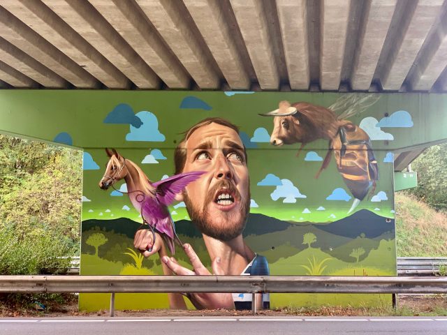 Street art Weert Hushoverbrug