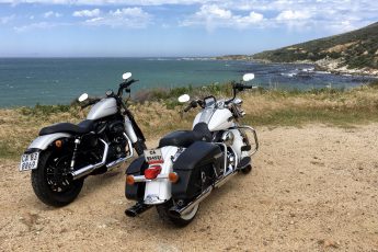 Kaaps Schiereiland op Harley Davidson vanuit Kaapstad, Zuid-Afrika