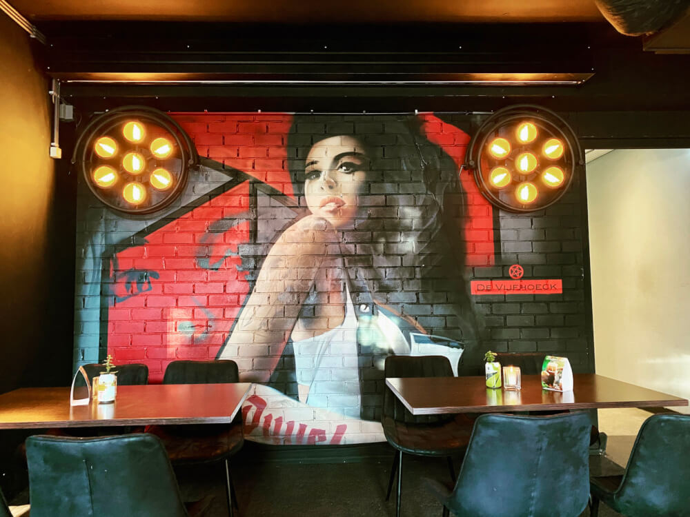 Mural Amy Winehouse in Helmond