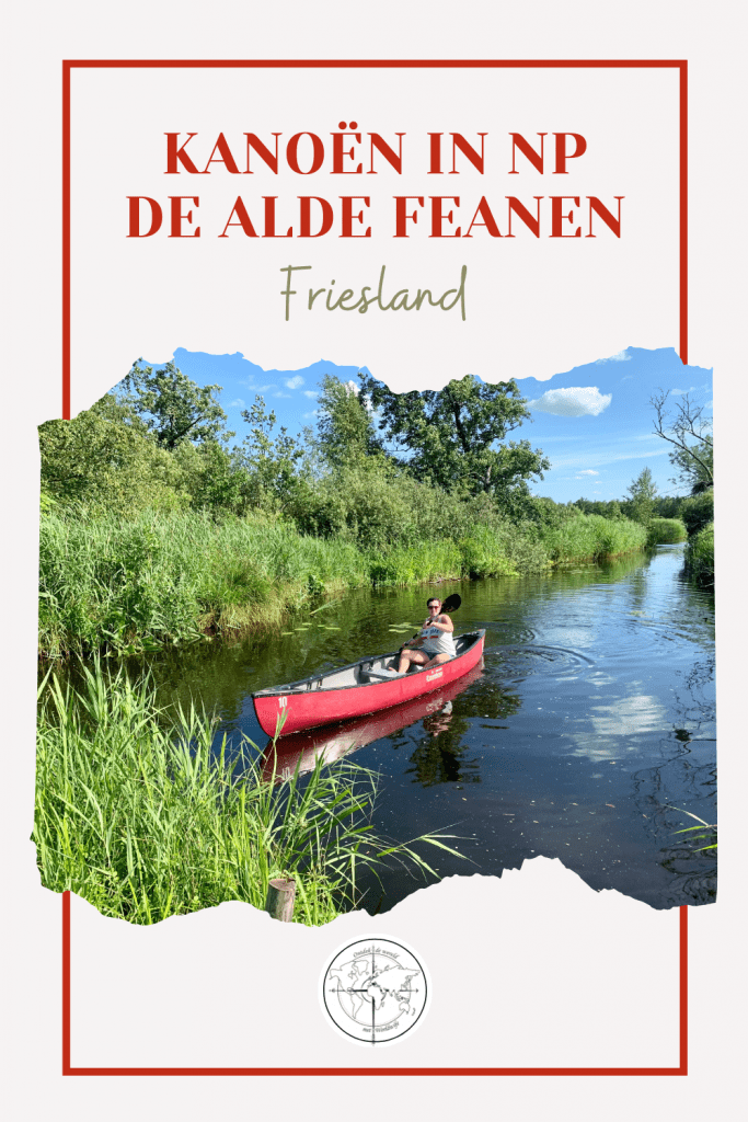 Kanoën in de Alde Feanen, Friesland