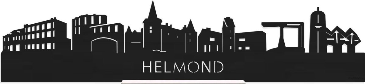 Skyline Helmond zwart