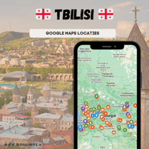 Alle locaties van bezienswaardigheden in Tbilisi in Google Maps.