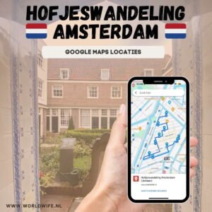 Wandel langs de mooiste verborgen hofjes van Amsterdam in de Jordaan met deze wandelroute van zo'n 3 kilometer.