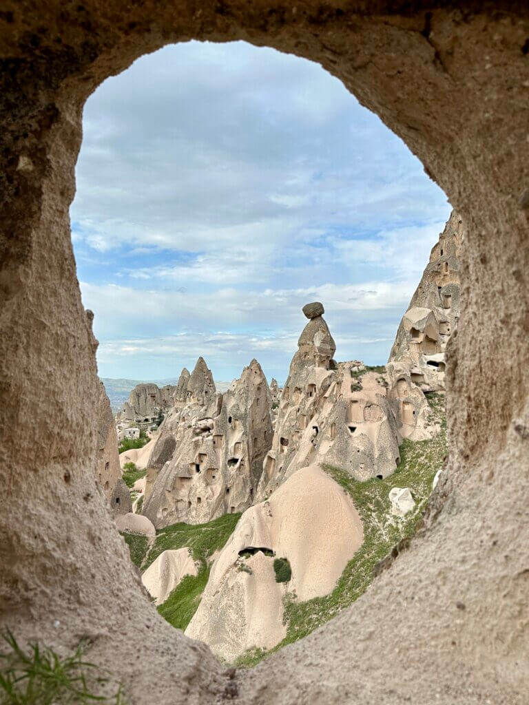 Uchisar Castle, een van de mooiste plekken in Cappadocië.