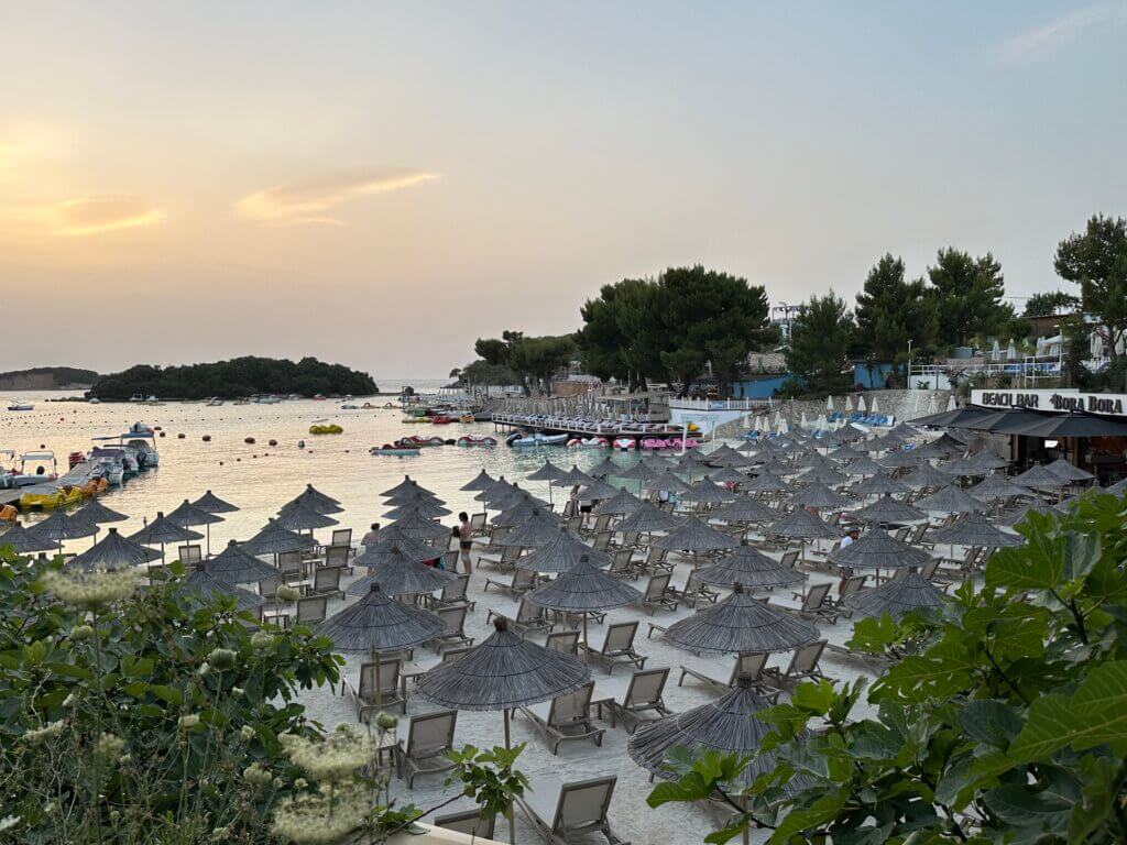 Stranden Ksamil Albanië